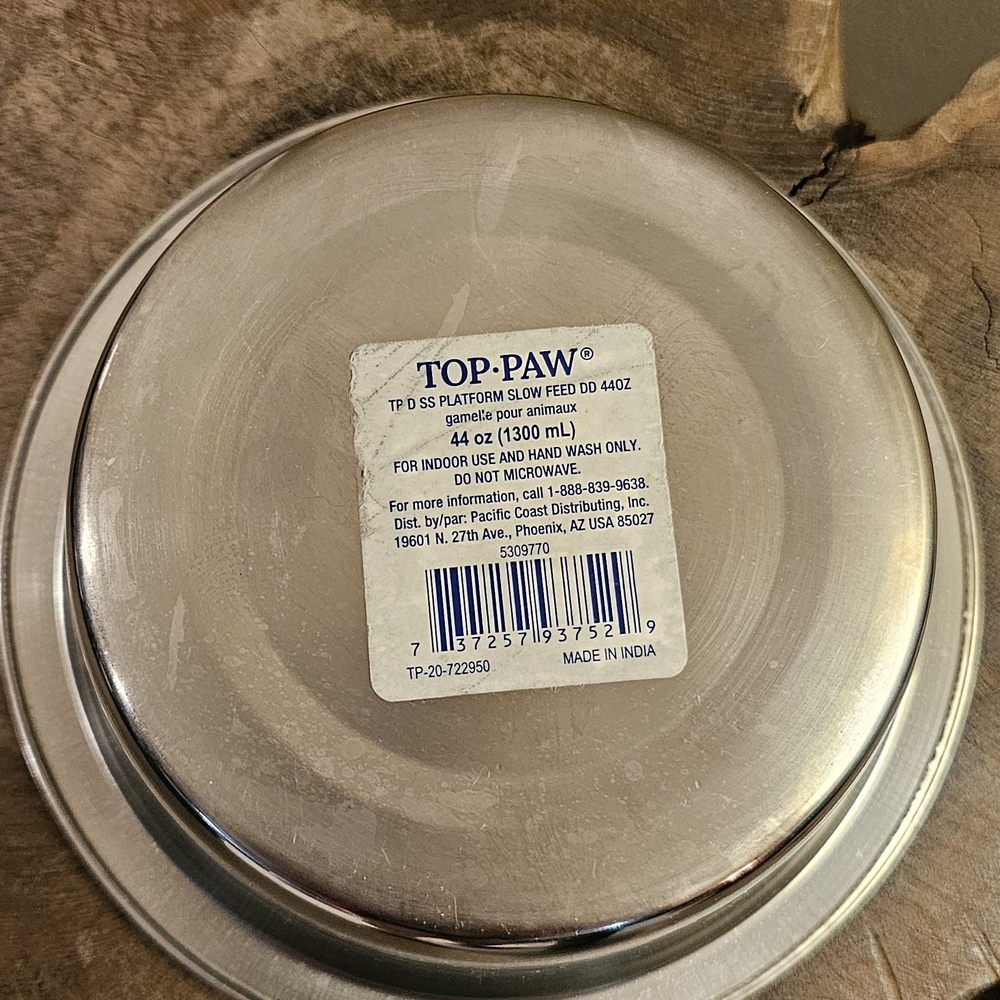 Arcadia Trail Glow-in-the-dark Dog Toy & Top Paw Stainless Steel Pet Bowl - Picture 4 of 10